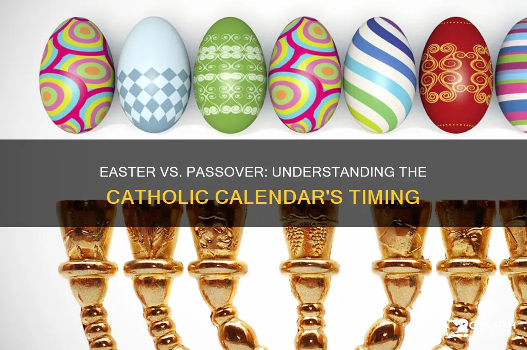 why do catholics celebrate easter before passover