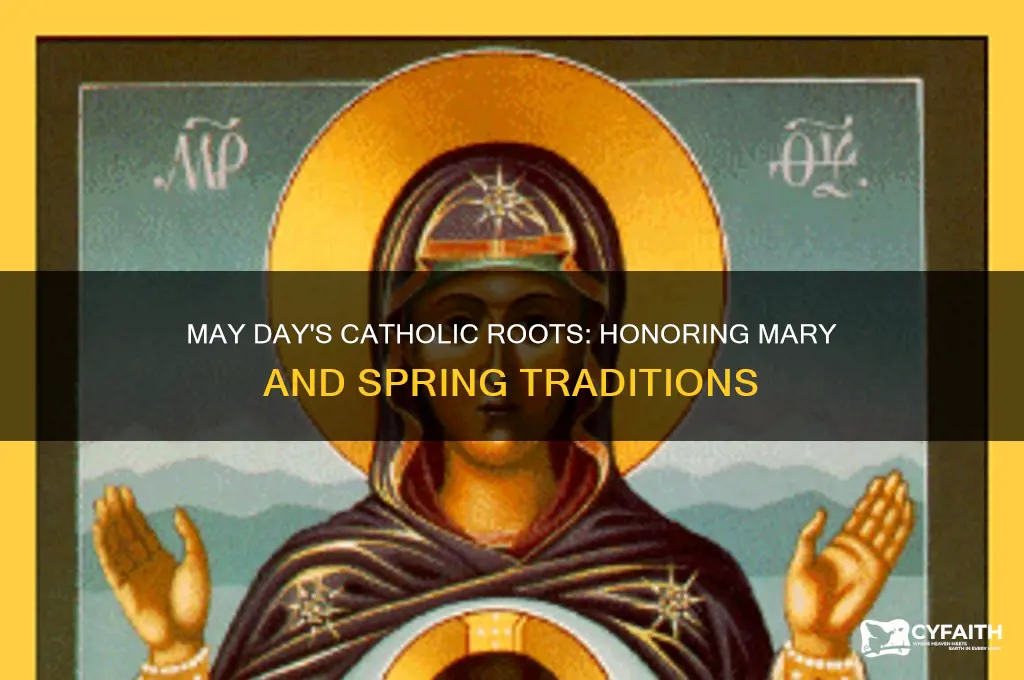why do catholics celebrate may day
