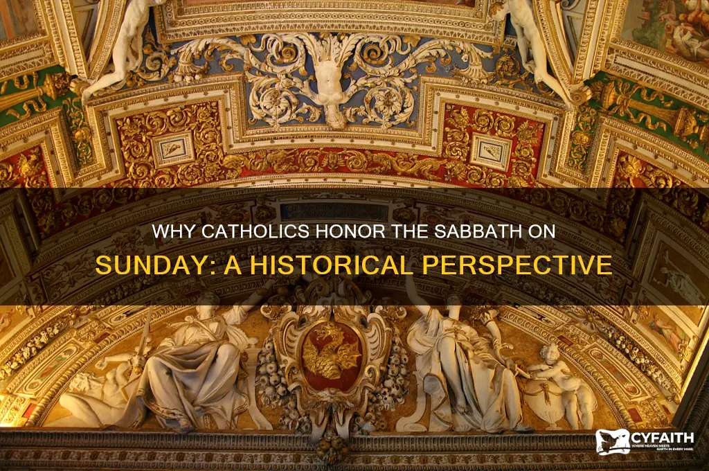 why do catholics celebrate the sabbath on sunday