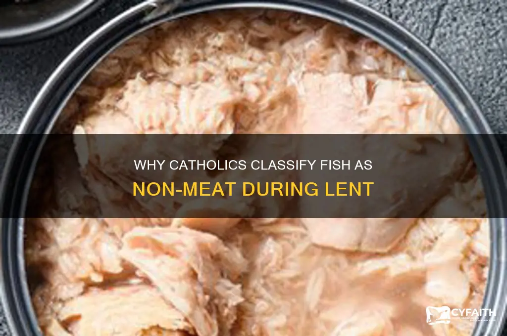 why do catholics consider fish not meat