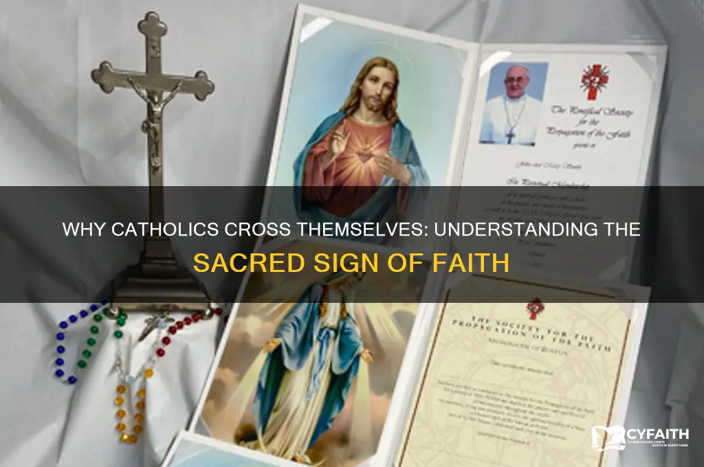 why do catholics cross themsleves