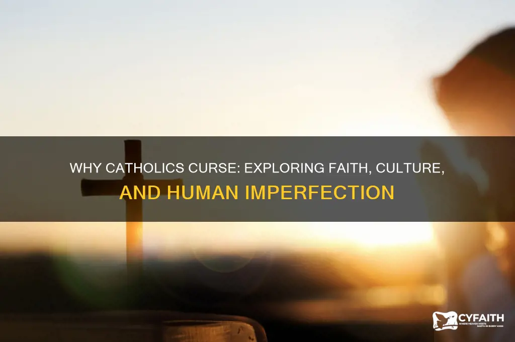 why do catholics curse