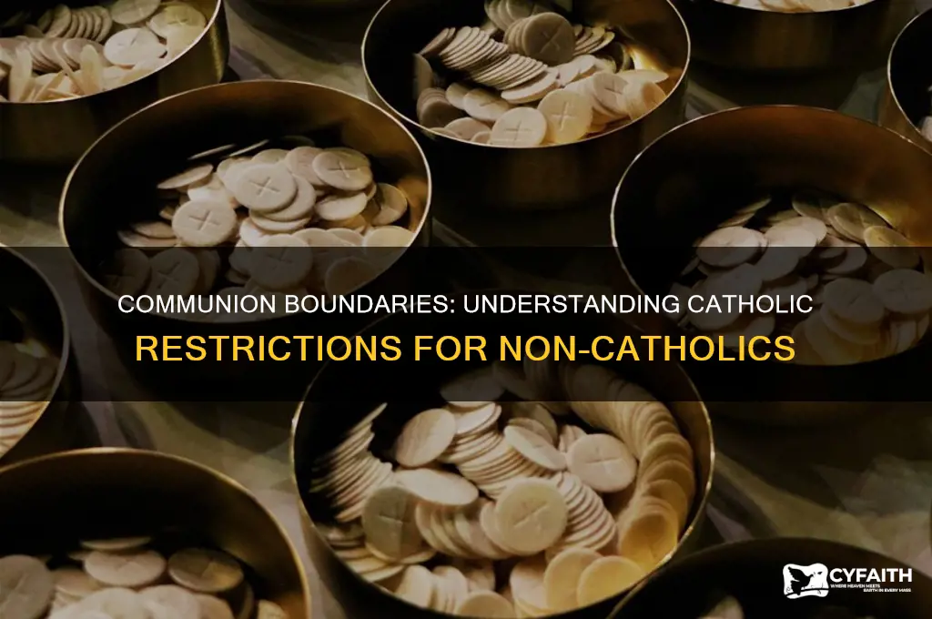 why do catholics deny communion to those who aren