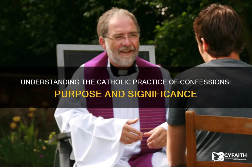 why do catholics do confessions