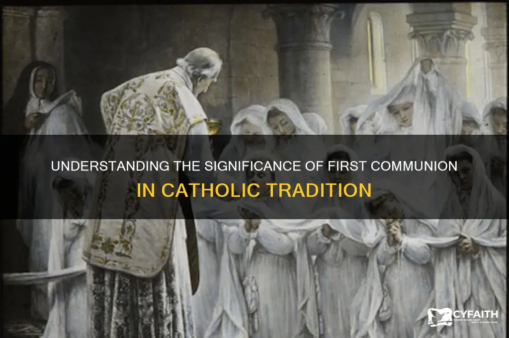 why do catholics do first communion