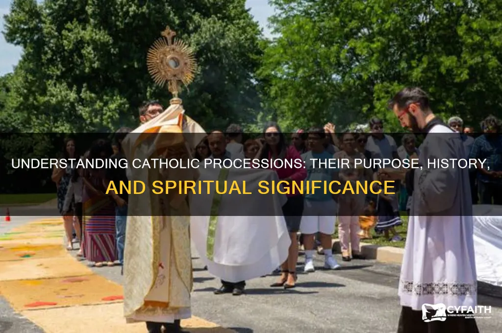 why do catholics do processions