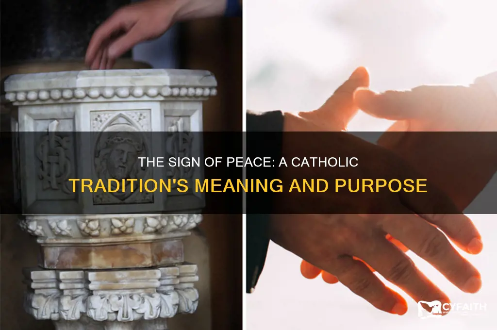 why do catholics do the sign of peace