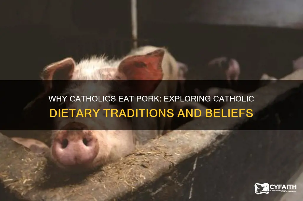 why do catholics eat pork catholic answers