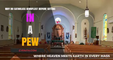 Understanding the Catholic Tradition: Genuflecting Before Sitting in a Pew