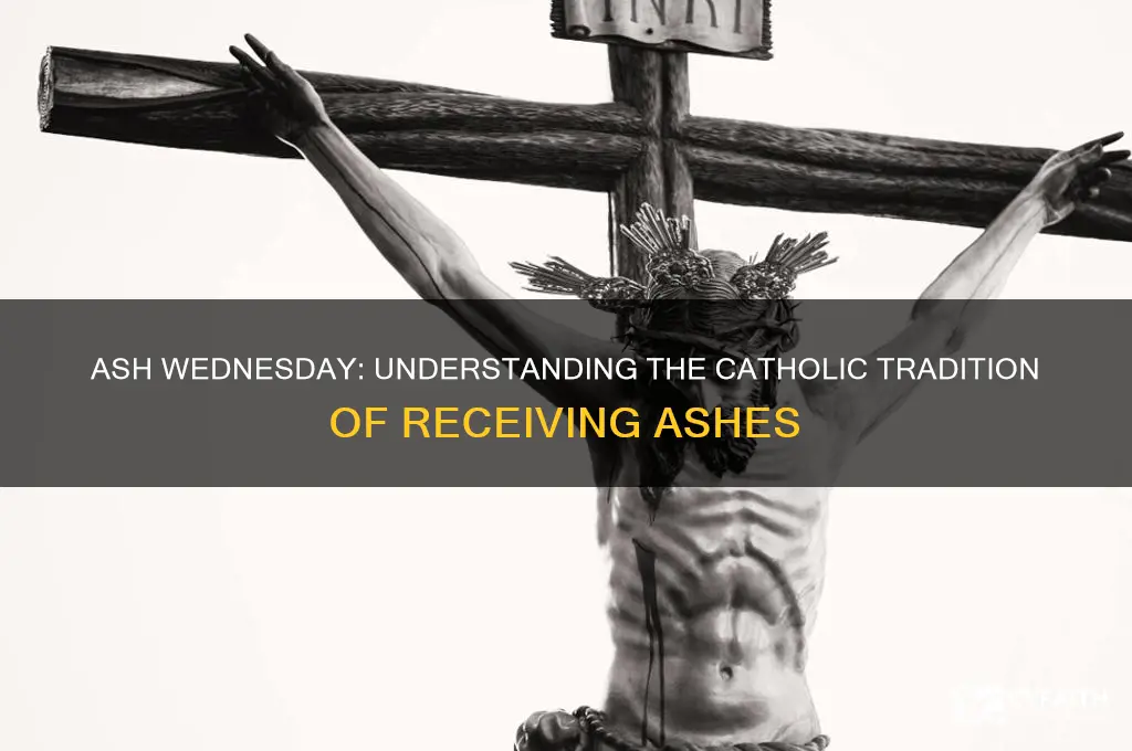 why do catholics get ashe