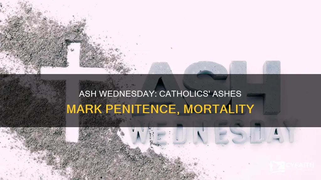 why do catholics get ashes on ash wednesday