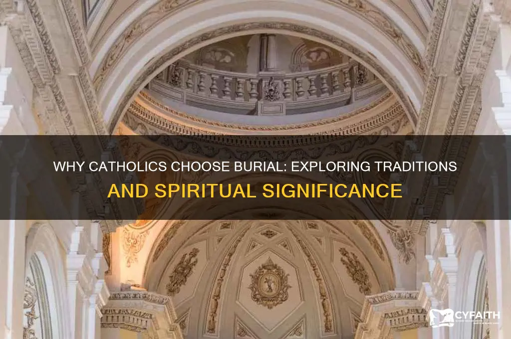 why do catholics get buried
