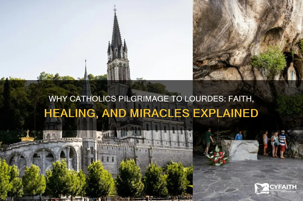 why do catholics go to lourdes