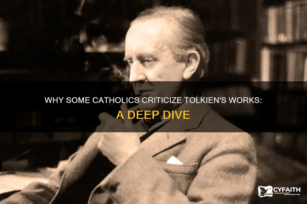 why do catholics hate tolkien