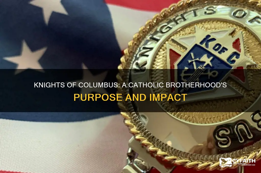 why do catholics have knights of columbus