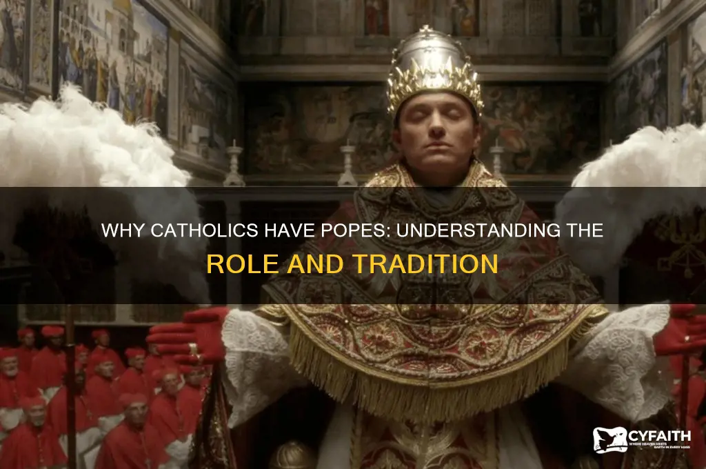 why do catholics have popes