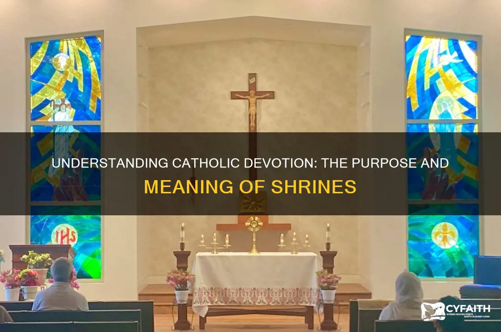 why do catholics have shrines