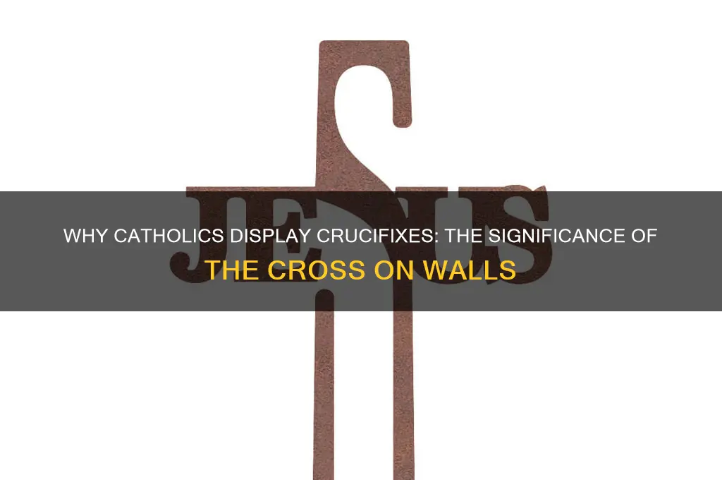 why do catholics have stalk on wall