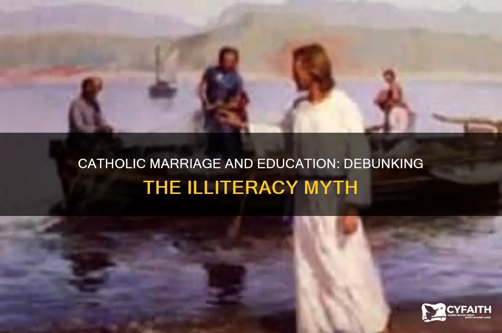 why do catholics have to be married illiterates utf-8