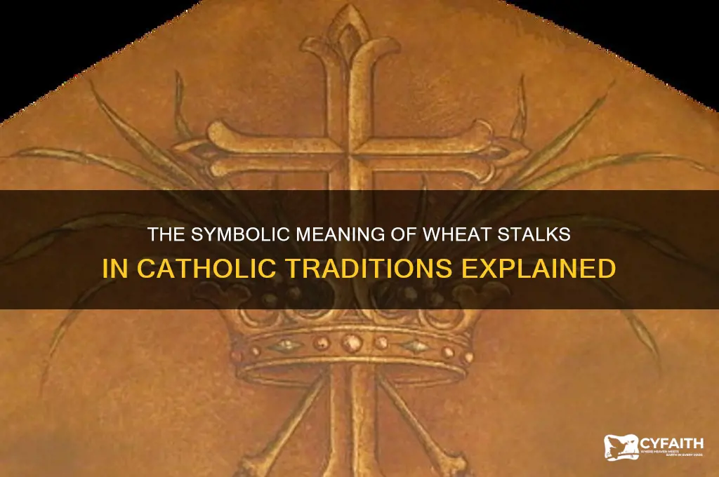 why do catholics have wheat stalk