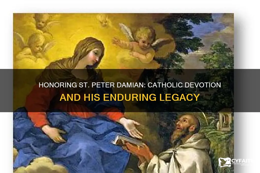 why do catholics honor st peter damian