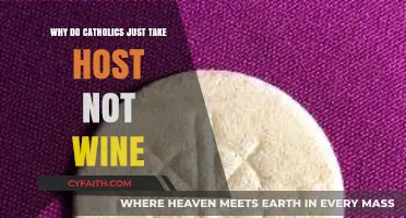 Why Catholics Receive Only the Host and Not the Wine