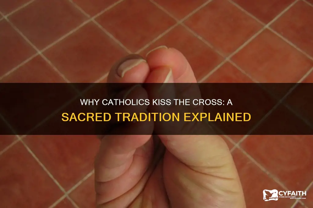 why do catholics kiss the cross