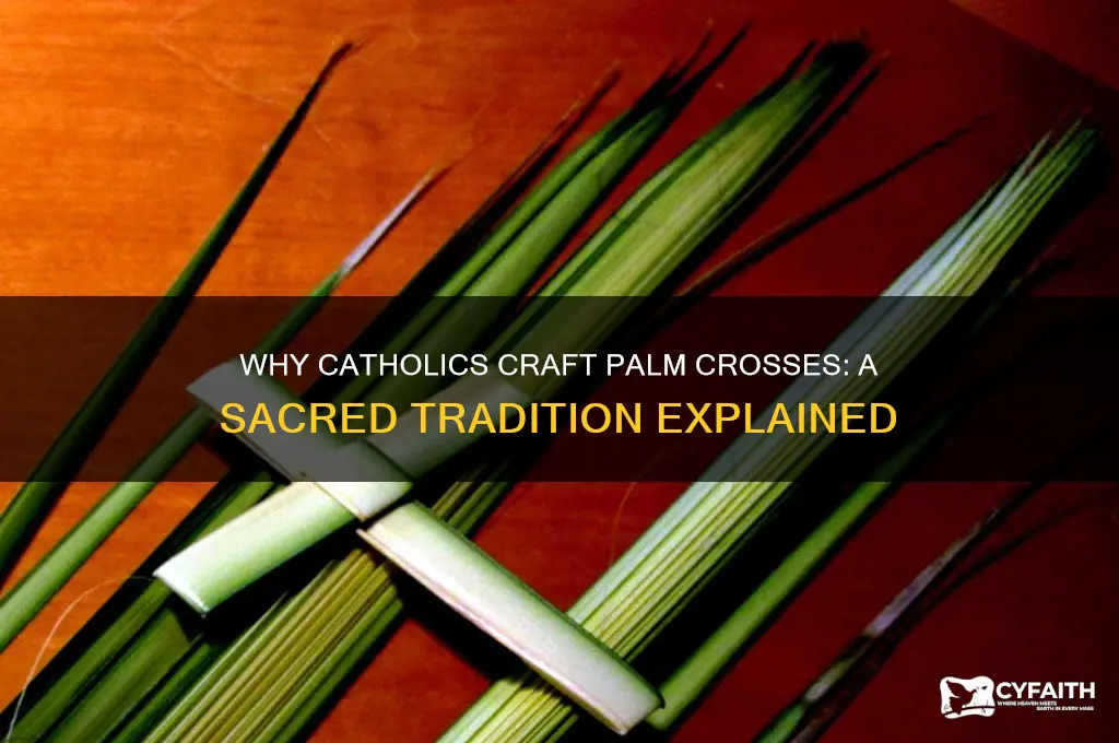 why do catholics make palm crosses