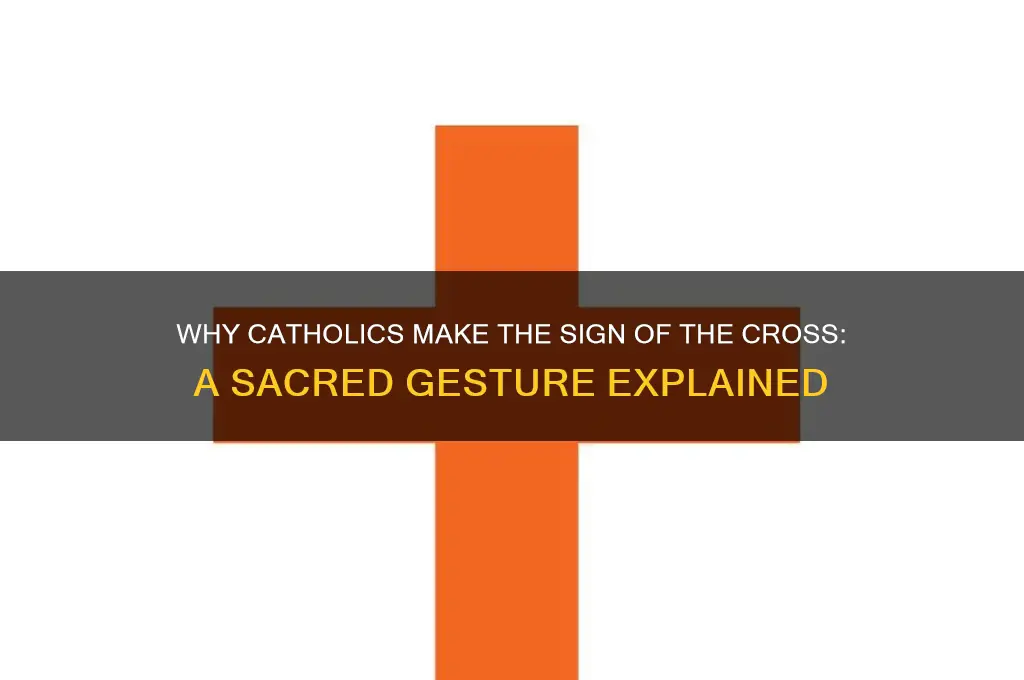 why do catholics make the sign of the ctoss