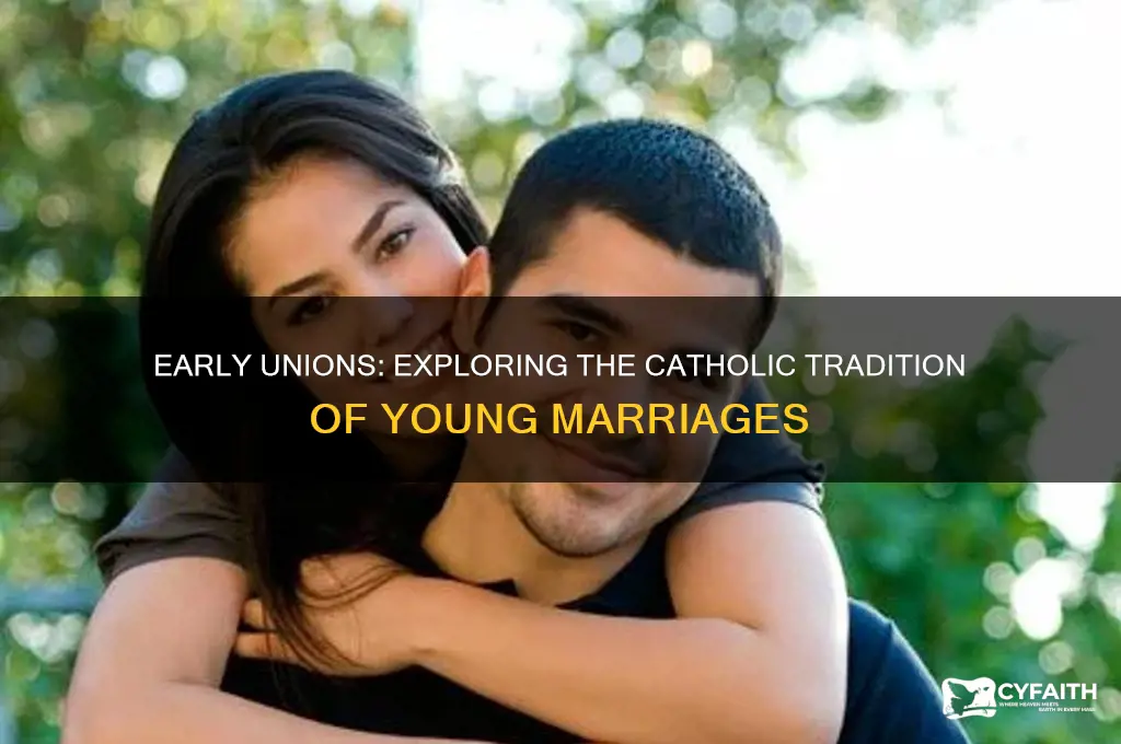 why do catholics marry young