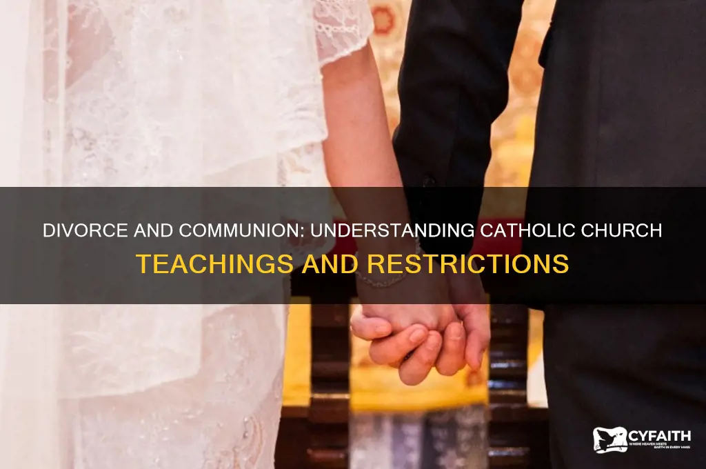 why do catholics not allow divorced people to take communion