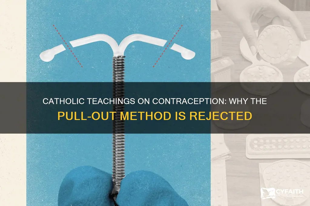 why do catholics not approve of pull out