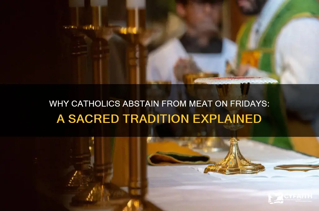 why do catholics not eat meat on frodays