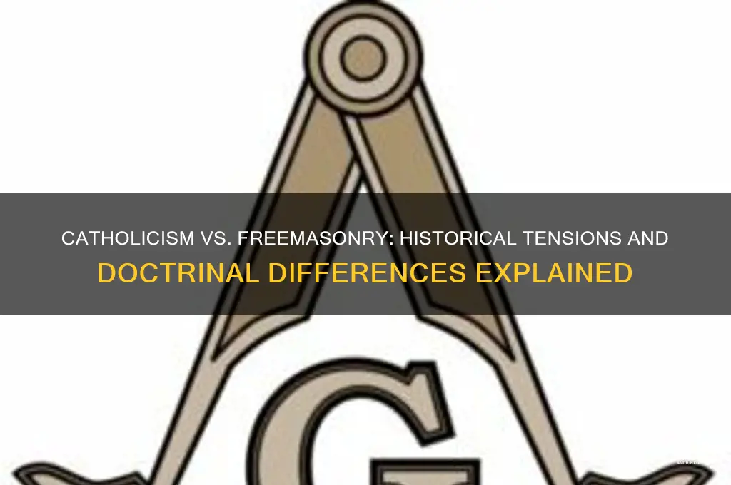 why do catholics not like freemasons