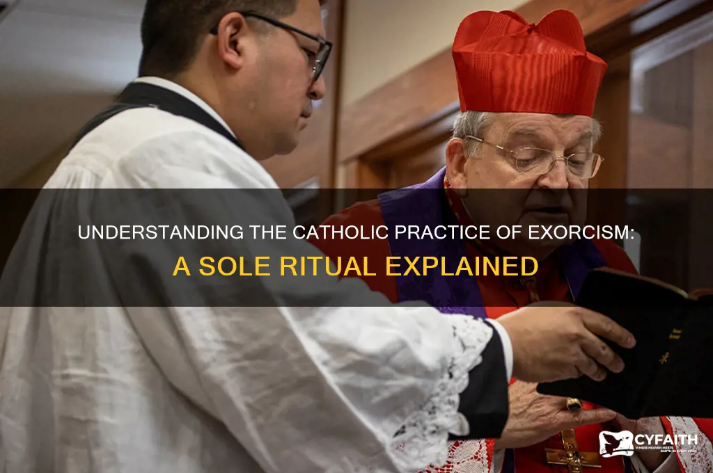 why do catholics only perform an excersizm