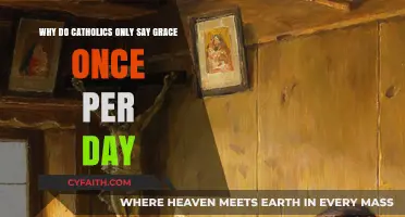 Understanding the Catholic Tradition of Saying Grace Once Daily