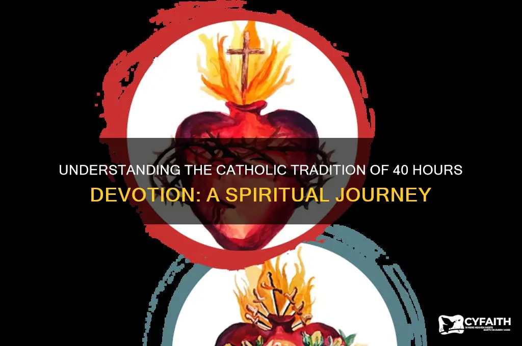 why do catholics participate in 40 hours devotion