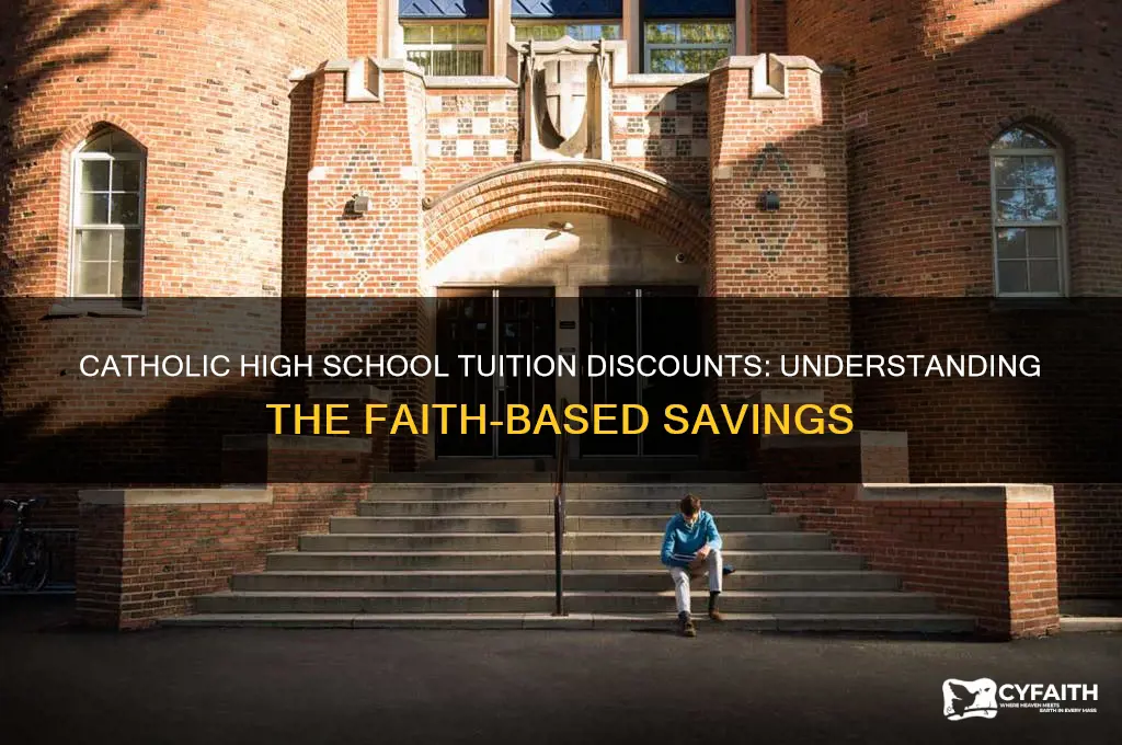 why do catholics pay less at catholic highschool