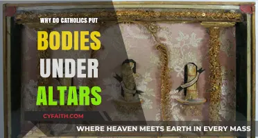 Why Catholics Bury Saints' Relics Beneath Altars: A Sacred Tradition
