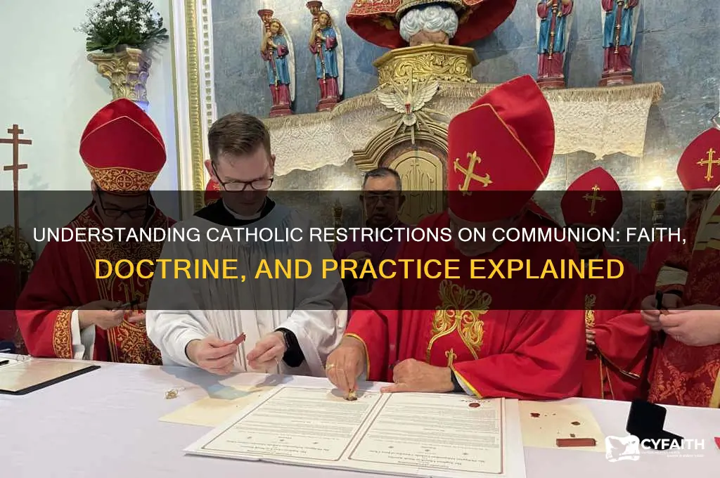 why do catholics restrict communion