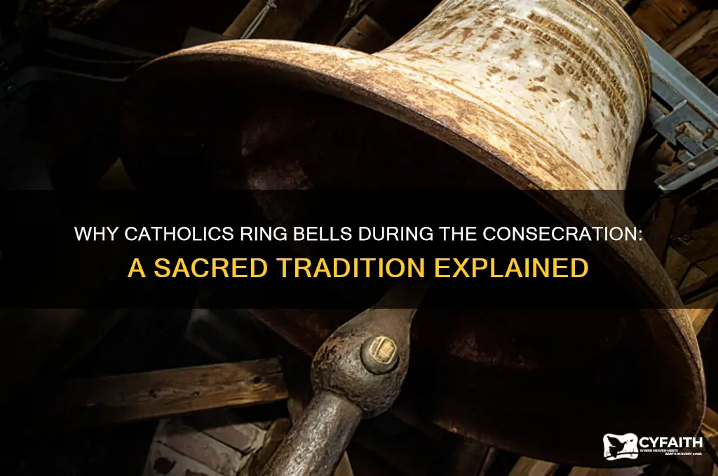 why do catholics ring bells at the consecration