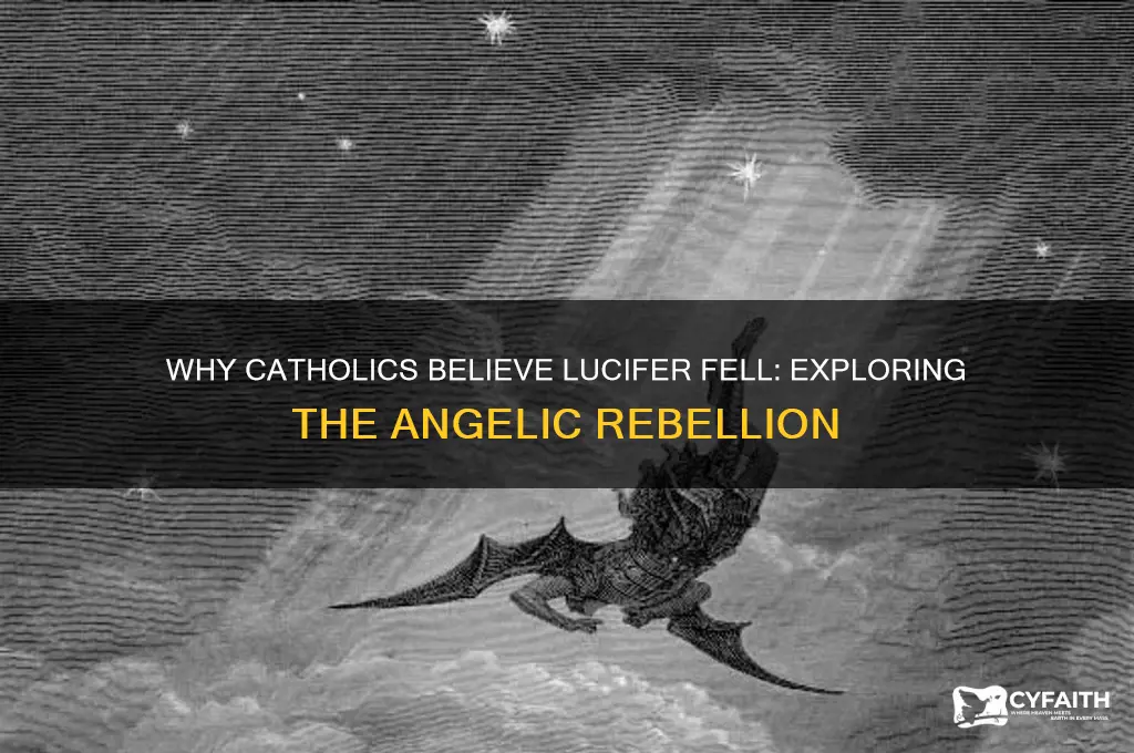 why do catholics say lucifer fell