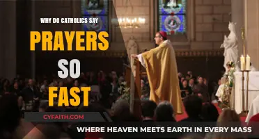 Why Catholics Recite Prayers Rapidly: Exploring the Tradition and Pace