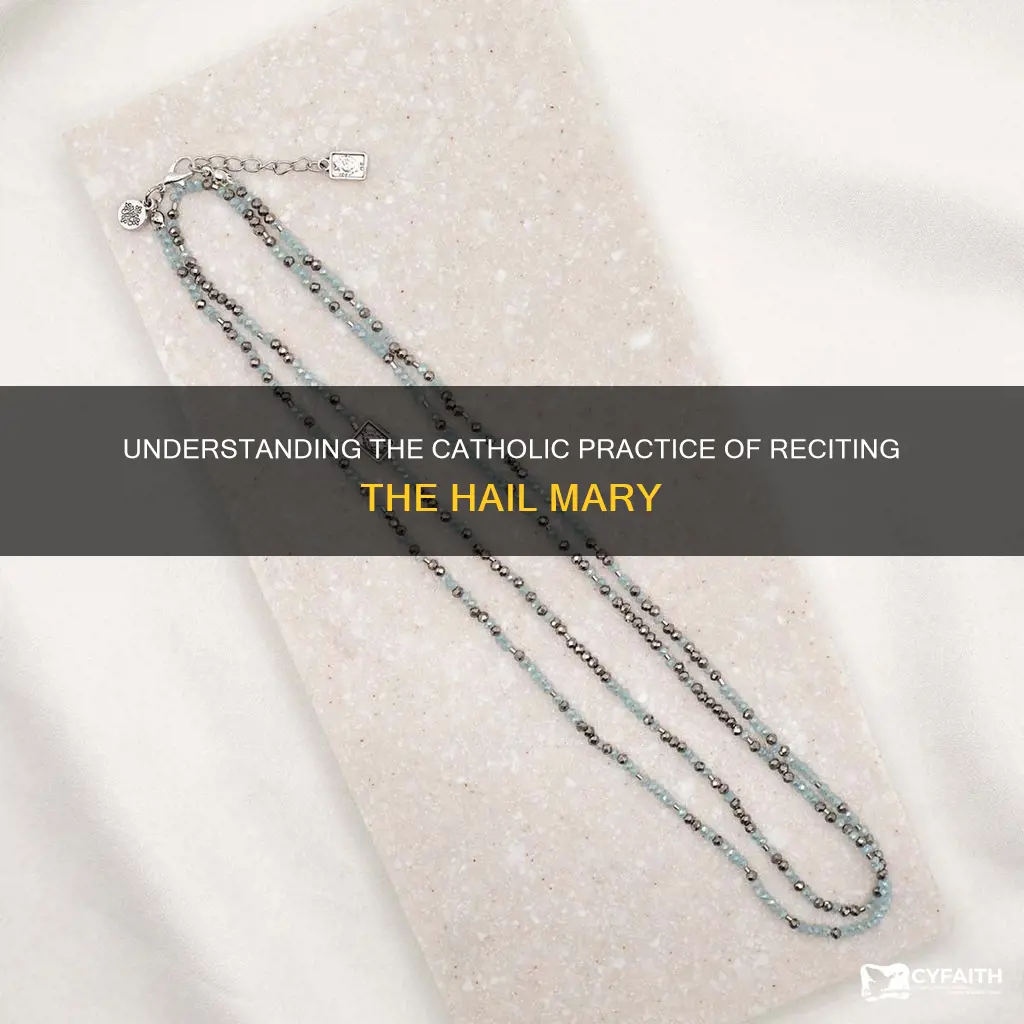 why do catholics say the hail mary