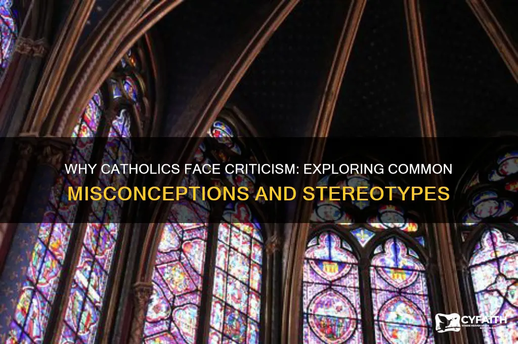 why do catholics suck