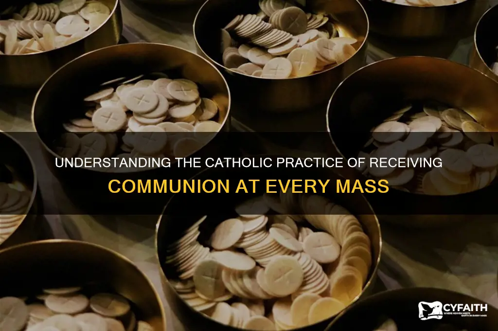 why do catholics take communion every service