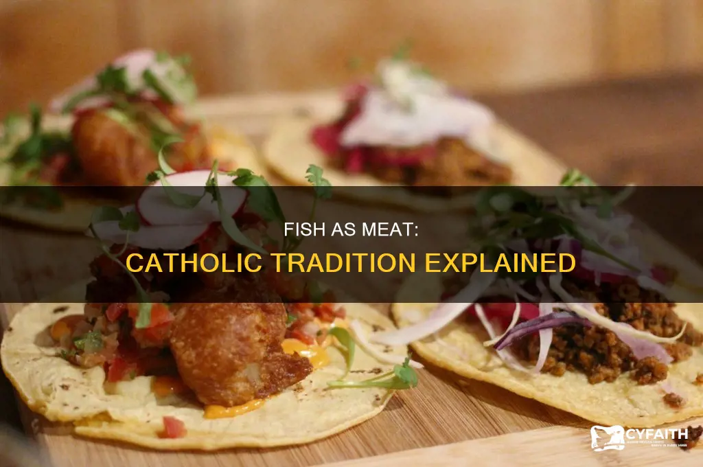 why do catholics think that fish is not a meat