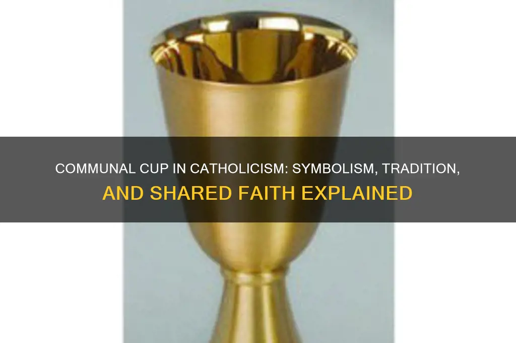 why do catholics use a communal cup