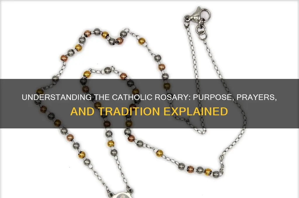 why do catholics use rosary beads
