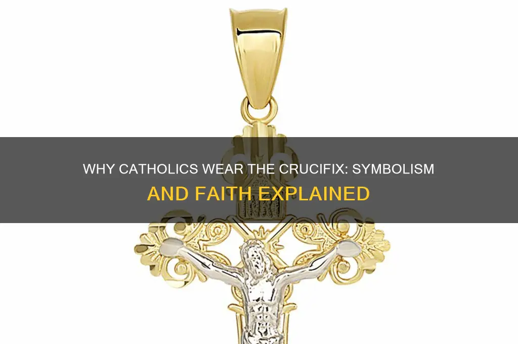 why do catholics wear crucifix